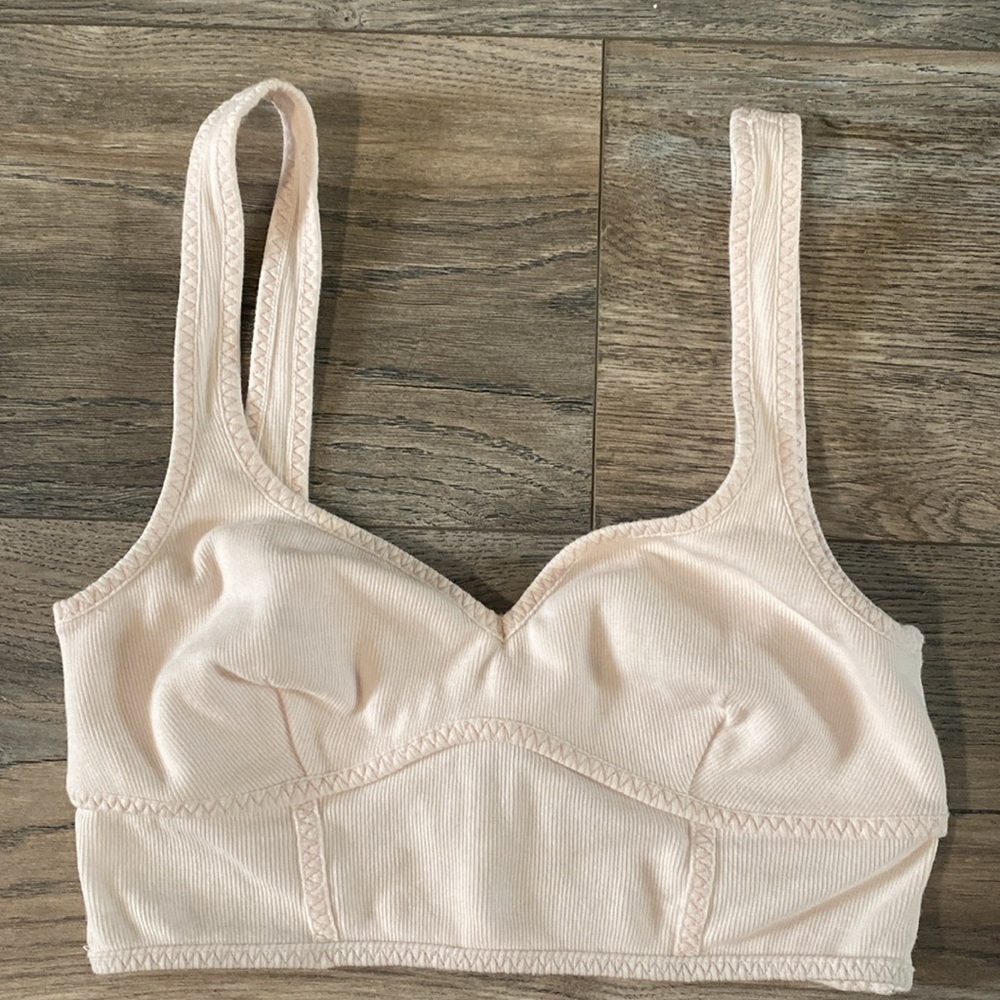 For love & lemon Women's Cream crop top - Picture 10 of 11
